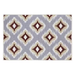 Sussexhome Tetra Collection Cotton Heavy Duty Low Pile Area Rug , 2' X 3' -Home Decor Store GUEST 84eef9ee 4d9a 4d7c acd1 7f3f6b8ed735