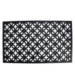 Northlight Elegant Quatrefoil Rectangular Door Mat 30" X 18"
