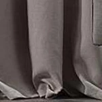 Towels Beyond Extra Long Room Darkening Faux Velvet Curtain Panels Set Of 2, Light Stone 4 Towels Beyond Extra Long Room Darkening Faux Velvet Curtain Panels Set Of 2, Light Stone - Image 2