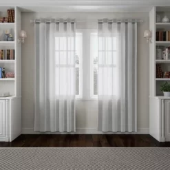 Hastings Home Curtain Rod, Silver With Cone Finials -Home Decor Store GUEST 88378c3b b02d 4205 992a 04c41bf577d9