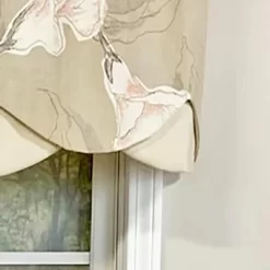 Calla Petticoat Valance 3in Rod Pocket Contrast Bottom Fabric 50in X 15in By RLF Home