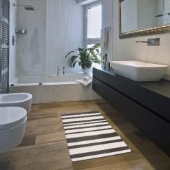 World Rug Gallery Contemporary Striped Anti-Fatigue Standing Mat -Home Decor Store GUEST 8a56be1d 4df2 4170 ab76 480b349010f8