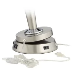 360 Lighting Modern Table Lamp With USB And AC Power Outlet Workstation Charging Base 24.5" High Brushed Nickel Droplet Living Room Desk Bedroom 11 360 Lighting Modern Table Lamp With USB And AC Power Outlet Workstation Charging Base 24.5" High Brushed Nickel Droplet Living Room Desk Bedroom -Home Decor Store GUEST 8e6da45d 7a10 4f3a 89c2 a74d22335ff4