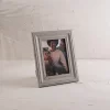 Distressed 5X7 Photo Frame Gray Wood, MDF & Glass - Foreside Home & Garden