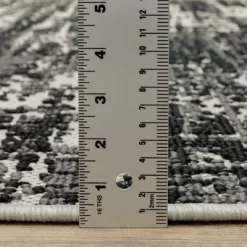 Trinity Distressed Abstract Patio Area Rug Black/Beige - Captiv8e Designs -Home Decor Store GUEST 95fdacd6 877b 4d3b 8032 67f0ac2818df