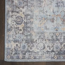 Nicole Curtis Machine Washable Vintage Bordered Botanical Indoor Rug -Home Decor Store GUEST 9c80837f 6c2f 4a93 a220 b95d0683b62f