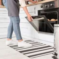 World Rug Gallery Contemporary Striped Anti-Fatigue Standing Mat -Home Decor Store GUEST 9df902ea 358f 4754 ab19 2a0bce5e4997