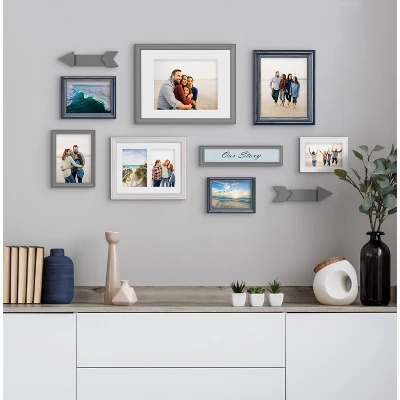 10pc Bordeaux Frame Expressions Box Set Rustic Brown/Charcoal Gray - Kate & Laurel All Things Decor 7 10pc Bordeaux Frame Expressions Box Set Rustic Brown/Charcoal Gray - Kate & Laurel All Things Decor - Image 6