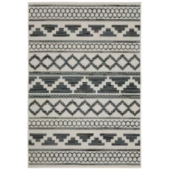Trinity Geometric Patio Area Rug Beige/Blue - Captiv8e Designs -Home Decor Store GUEST a36267ef c7ba 4077 817c e0dbeb6b7e22