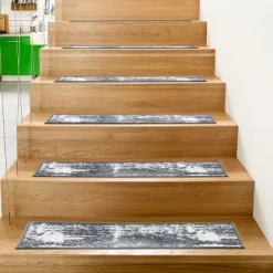 World Rug Gallery Distressed Contemporary Bohemian Non-Slip Stair Treads -Home Decor Store GUEST a4512ff5 9d8b 4ba5 8d20 02ed9437e1cf