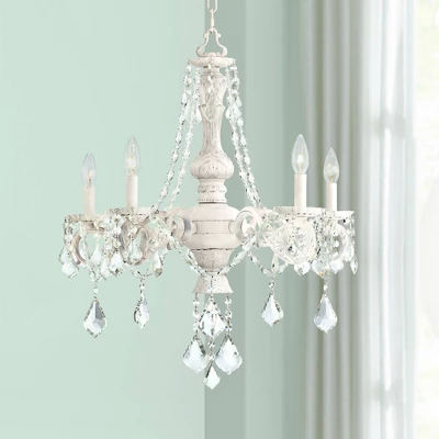 Kathy Ireland Chateau De Conde Antique Rubbed White Pendant Chandelier 26" Wide French Crystal 5-Light Fixture For Dining Room House Kitchen Island 3 Kathy Ireland Chateau De Conde Antique Rubbed White Pendant Chandelier 26" Wide French Crystal 5-Light Fixture For Dining Room House Kitchen Island