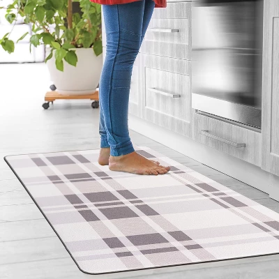 World Rug Gallery Plaid Anti-Fatigue Standing Mat 11 World Rug Gallery Plaid Anti-Fatigue Standing Mat - Image 9