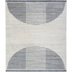 Nourison Astra Machine Washable Semi Circles Mid-Century Modern Indoor Rug -Home Decor Store GUEST a6a966cb 301a 4bf7 a408 d3f93b4701fb