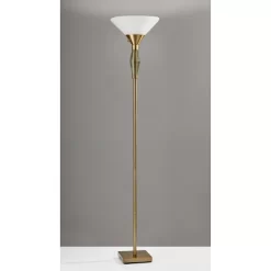 71" Murphy Torchiere Brass - Adesso