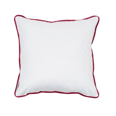 18"x18" 'It's The Most Wonderful Time Of The Year' Embroidered Square Throw Pillow White - Evergrace 4 18"x18" 'It's The Most Wonderful Time Of The Year' Embroidered Square Throw Pillow White - Evergrace - Image 2