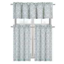 Kate Aurora Shabby Lattice Cotton Blend Kitchen Curtain Tier & Valance Set -Home Decor Store GUEST aa2d178f 6495 4f27 b879 e760a8d0f535