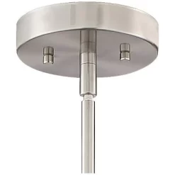 Franklin Iron Works Salima Brushed Nickel Gray Pendant Chandelier 21 1/4" Wide Farmhouse Rustic LED 5-Light Fixture For Dining Room Kitchen Island -Home Decor Store GUEST ad8c2270 a974 407b 9ae4 c3a880a8e940