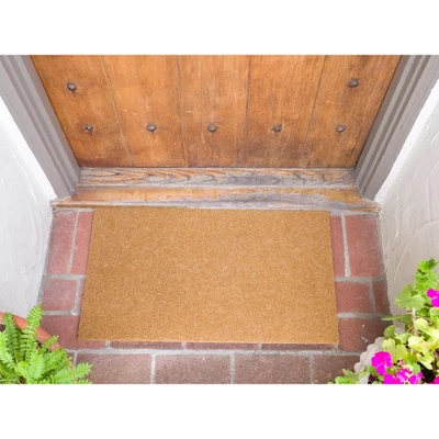 KAF Home EcoCoir Non-Shed Synthetic Doormat With Heavy-Duty, Weather Resistant, Non-Slip PVC Backing | 17" By 30" | For Indoor And Outdoor Use (Blank) 3 KAF Home EcoCoir Non-Shed Synthetic Doormat With Heavy-Duty, Weather Resistant, Non-Slip PVC Backing | 17" By 30" | For Indoor And Outdoor Use (Blank)