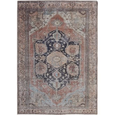 Percy Transitional Medallion Area Rug 3 Percy Transitional Medallion Area Rug
