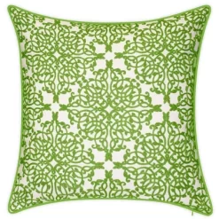 Plow & Hearth Indoor/Outdoor Embroidered Lacework Throw Pillow -Home Decor Store GUEST b9124421 0cb4 4193 ac31 a3a00dac3c4d