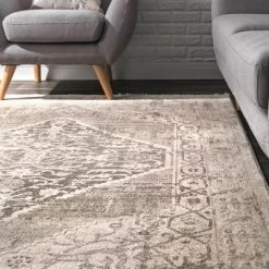 NuLOOM Vintage Cassie Fringe Area Rug -Home Decor Store GUEST b96f014e 20dd 4bfb 94e3 d4cf22d2b085