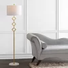 61.5" Metal Diamante Modern Gilt Floor Lamp (Includes LED Light Bulb) Gold - JONATHAN Y -Home Decor Store GUEST bab0f096 ab17 43c7 8d7f e30c949c9d50