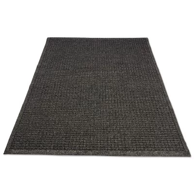 3'x10' Rectangle Solid Plastic Floor Mat Black - Guardian 3 3'x10' Rectangle Solid Plastic Floor Mat Black - Guardian