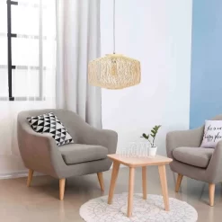 Circular Rattan Pendant Light Beige - Lalia Home -Home Decor Store GUEST bd0967e9 771f 40ea a68e f7280bc448ce