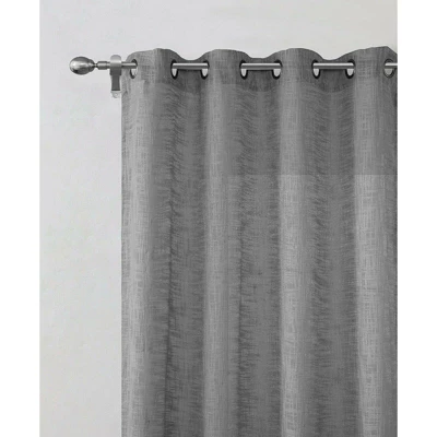 Kate Aurora 2 Piece Heavy Woven Heavy Duty Linen Styled Grommet Top Window Curtain Panels 7 Kate Aurora 2 Piece Heavy Woven Heavy Duty Linen Styled Grommet Top Window Curtain Panels - Image 5