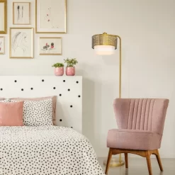 65.25" Ximena Drum Shade Floor Lamp Gold - River Of Goods -Home Decor Store GUEST c707451d ab49 4f30 b9f4 20d479ae500e