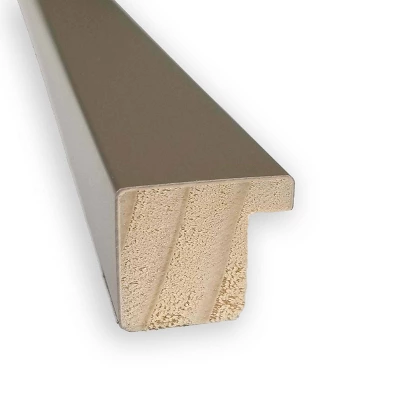 20" X 26" Non-Beveled Svelte Clay Gray Wood Wall Mirror - Amanti Art 3 20" X 26" Non-Beveled Svelte Clay Gray Wood Wall Mirror - Amanti Art