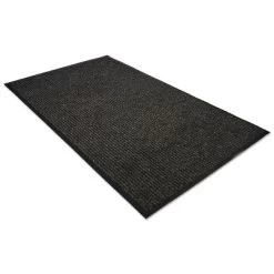 4'x6' Rectangle Solid Floor Mat Black - Guardian -Home Decor Store GUEST caebf299 0c42 4c00 a5b9 83a56ae7e88b
