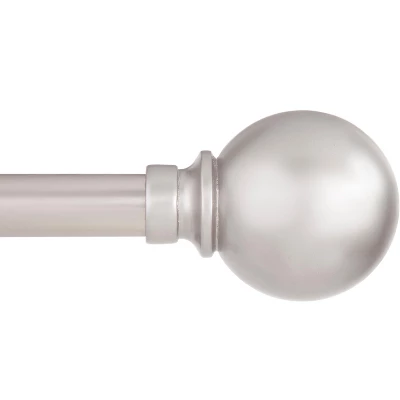 Kenney Mercer 3/4" Standard Decorative Window Curtain Rod 6 Kenney Mercer 3/4" Standard Decorative Window Curtain Rod - Image 4