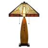 27" Resin Contemporary Mission Table Lamp With Tiffany Glass Shade - Cal Lighting 1 27" Resin Contemporary Mission Table Lamp With Tiffany Glass Shade - Cal Lighting -Home Decor Store GUEST cd30c2fa a2fa 4786 b645 ed4f8083add0