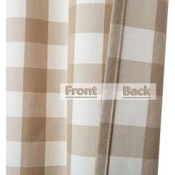 Trinity Buffalo Check Plaid Cotton Blend Kitchen Curtains -Home Decor Store GUEST cdb86459 043d 4ba6 9246 918d7d996a88