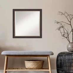 23" X 23" Beveled Ashton Black Wood Wall Mirror - Amanti Art 15 23" X 23" Beveled Ashton Black Wood Wall Mirror - Amanti Art -Home Decor Store GUEST cdca0a62 91c1 44db bc84 432be676f945