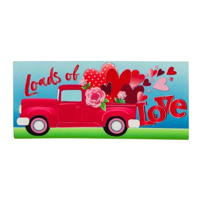 Evergreen Indoor Outdoor Doormat Bundle Set Of 5 - Frame And 4 Holiday Seasonal Inserts Valentine's Truck Easter 4th Of July And St. Patricks 4 Evergreen Indoor Outdoor Doormat Bundle Set Of 5 - Frame And 4 Holiday Seasonal Inserts Valentine's Truck Easter 4th Of July And St. Patricks - Image 2