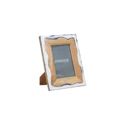 Varuna Wood And Resin Marbled Picture Frame - Foreside Home And Garden