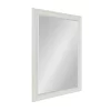 29" X 41" Alysia Framed Wall Mirror White - Kate And Laurel -Home Decor Store GUEST d1c78fba b8cf 4ff3 9534 7223ef74f152