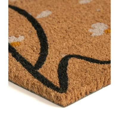 Shiraleah "Hello" Daisy Doormat 4 Shiraleah "Hello" Daisy Doormat - Image 2