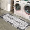 Sussexhome Non Skid Cotton Washable Laundry Room Runner Rug, 20" X 59" -Home Decor Store GUEST d3f3bfad 1358 45e6 b811 d5b036b8d784