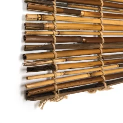 60"x72" Hyman Light Filtering Outdoor Cord Free Reed Rollup Horizontal Blinds Brown -Home Decor Store GUEST d7182ad1 0b91 49d2 ae9f 203f28cdd454