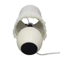 Small Table Lamp With Fringe Shade Off-White (Includes LED Light Bulb) - Opalhouse™ Designed With Jungalow™ -Home Decor Store GUEST d90258f8 fdb3 4965 9481 654431d459c8