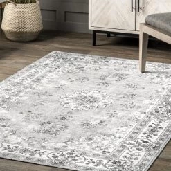 NuLOOM Ren Vintage Floral Machine Washable Area Rug -Home Decor Store GUEST d905614c bed0 4216 86b0 c4361741e23a