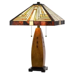 27" Resin Contemporary Mission Table Lamp With Tiffany Glass Shade - Cal Lighting 9 27" Resin Contemporary Mission Table Lamp With Tiffany Glass Shade - Cal Lighting -Home Decor Store GUEST dae3b65b e9bf 4dc9 bcd8 40ca7e26e839