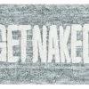 Kate Aurora Dorm Basics “Get Naked" Aqua Blue Typography Soft Tufted Oversized Bath Rug - 20” X 32” -Home Decor Store GUEST db02ca21 1ed0 40a0 910b 67f3b8d4831e