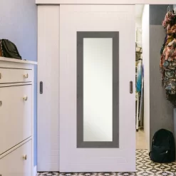 20" X 54" Non-Beveled Rustic Plank Gray Full Length On The Door Mirror - Amanti Art 14 20" X 54" Non-Beveled Rustic Plank Gray Full Length On The Door Mirror - Amanti Art -Home Decor Store GUEST dcc52ac7 69b4 44cc bfa4 725881de2c1e