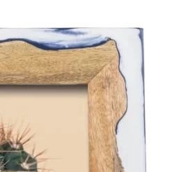 Varuna Wood And Resin Marbled Picture Frame - Foreside Home And Garden -Home Decor Store GUEST dea9d219 bde6 4835 9e58 c75d30ba1769