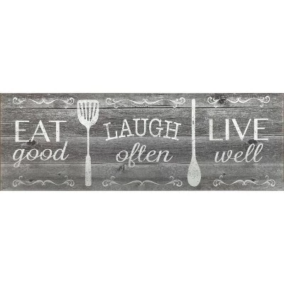 55" X 19" Eat Laugh Live Kitchen Runner Rug - J&V Textiles 3 55" X 19" Eat Laugh Live Kitchen Runner Rug - J&V Textiles