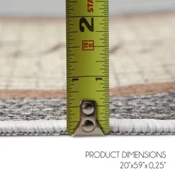 Sussexhome Non Skid Cotton Washable Laundry Room Runner Rug, 20" X 59" -Home Decor Store GUEST e684de6c f9dd 476c 8a19 36dc07989e0e